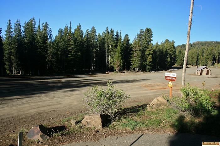 View of Diamondfield Jack Campground.