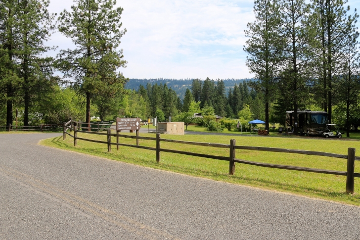 This is the entrance to the largest loop which in named "Kokanee".