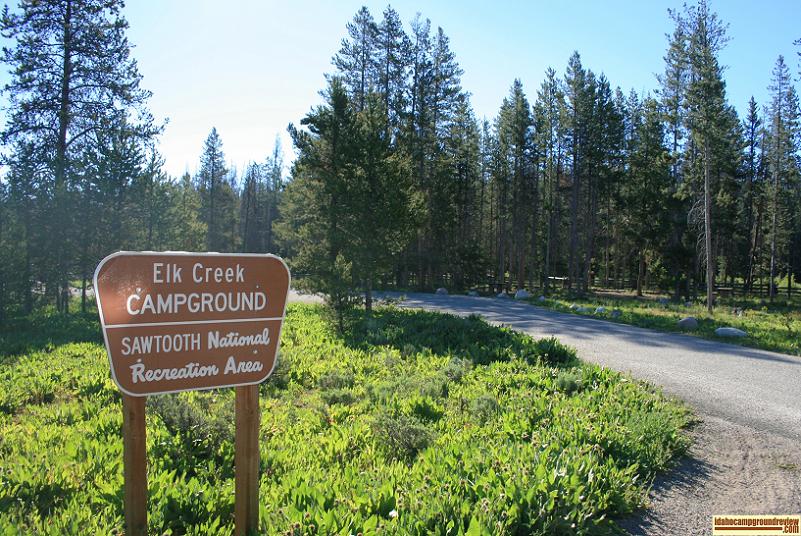 Elk Creek Campground entrance