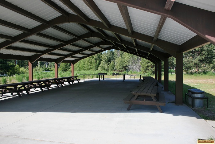 Elks Flat Campground Review, group 1 shelter