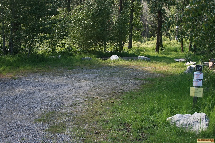 Elks Flat Campground Review, campsite 12