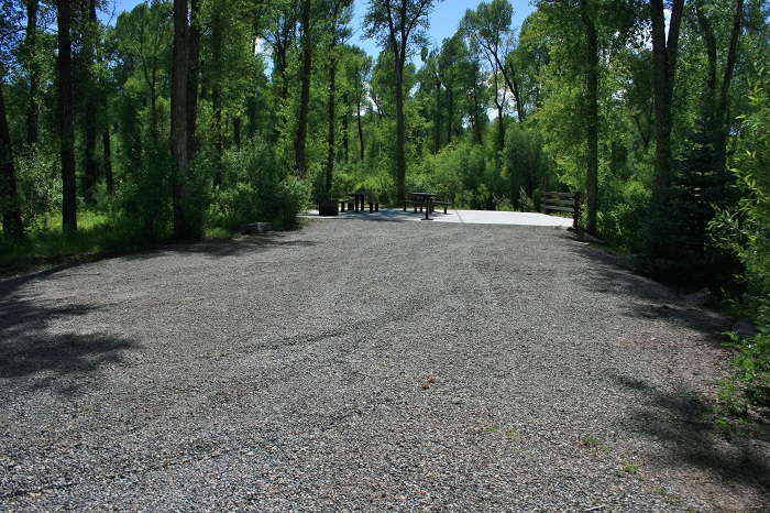 Falls Campground on the South Fork of the Snake River.