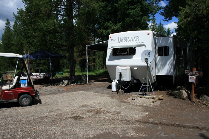 Flatrock Campground near Island Park, Idaho.