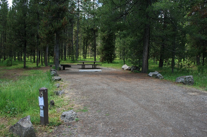 Flatrock Campground near Island Park, Idaho.