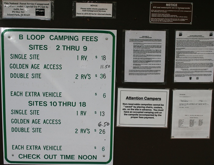 Flatrock Campground near Island Park, Idaho.