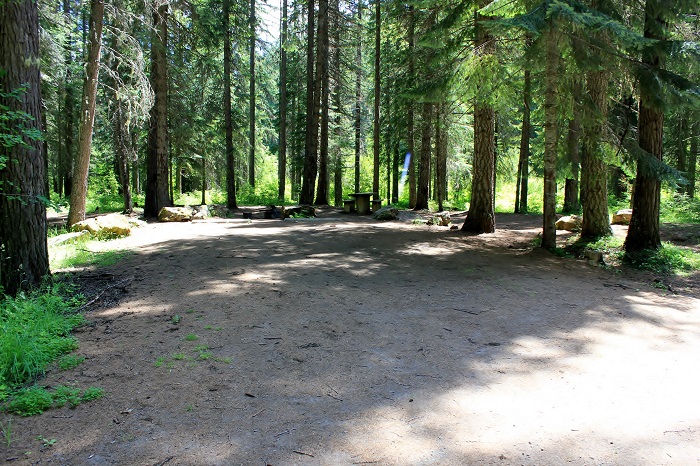 Fly Flat Campground on the St Joe River