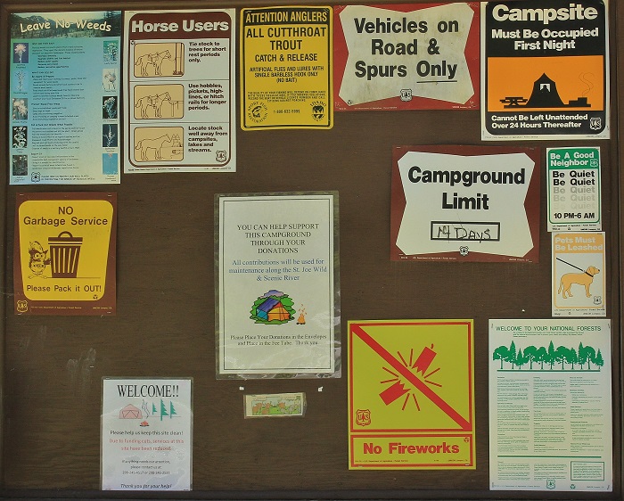 Fly Flat Campground on the St Joe River