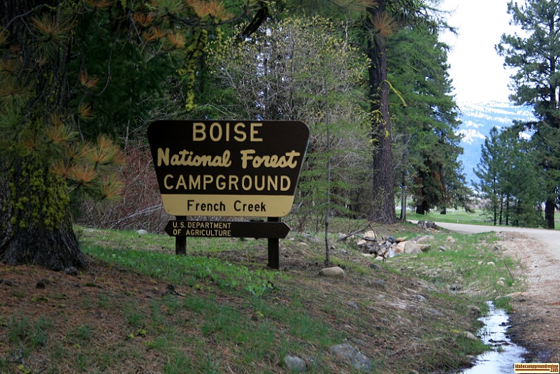 French Creek Campground on Cascade Lake.