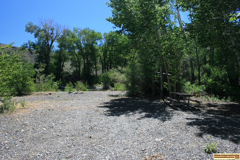 Garden Creek Recreation Site on the Big Wood River.