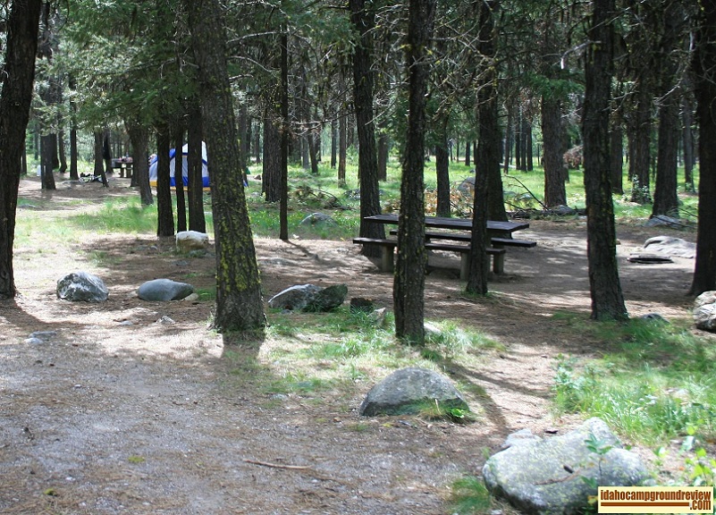 Grandjean Campground tent / rv camping site