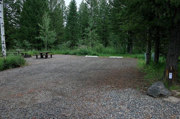 Grandview Campground near Lower Mesa Falls.