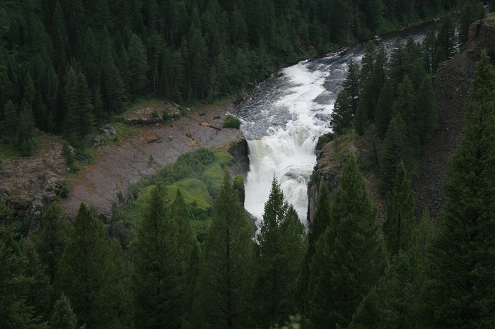 Grandview Campground near Lower Mesa Falls.