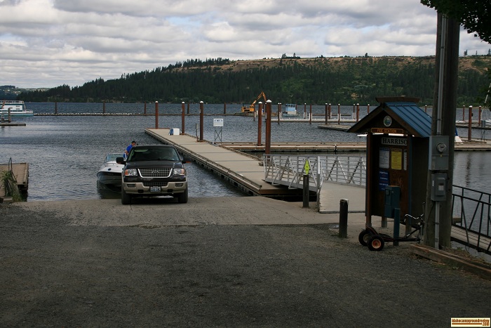 Harrison RV park and Marina on Coeur d'Alene.