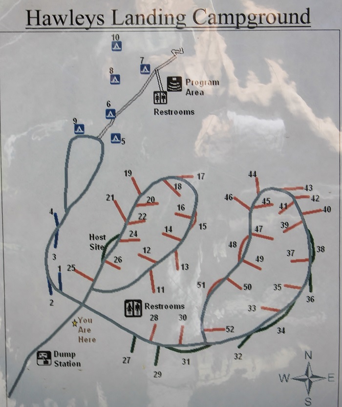 Hawleys Landing Campground - Campsites