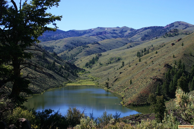 Finally here is a view of Herd Lake from the view point above.