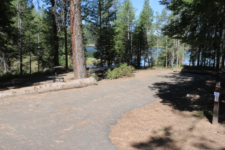 Camping at Hollywood Point Campground on Sagehen reservoir.