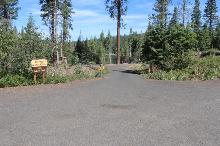 Camping at Hollywood Point Campground on Sagehen reservoir.