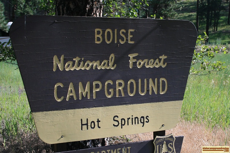 Hot Springs Campground on the South Fork of the Payette River.