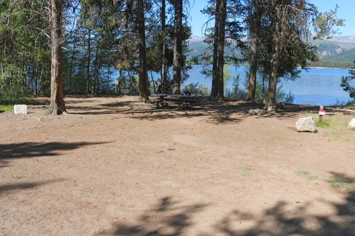 Camping at Howers Campground on Deadwood Reservoir in Idaho