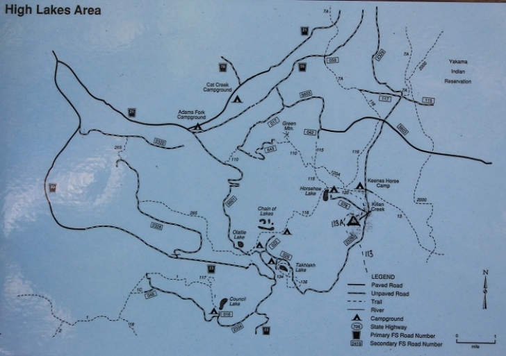 Camping in Washington's Horseshoe Lake Campground.