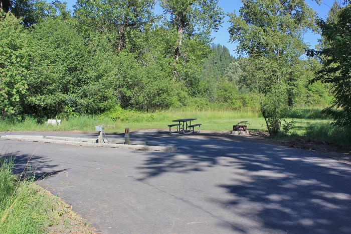 Huckleberry Campground on the St Joe River in northern Idaho.