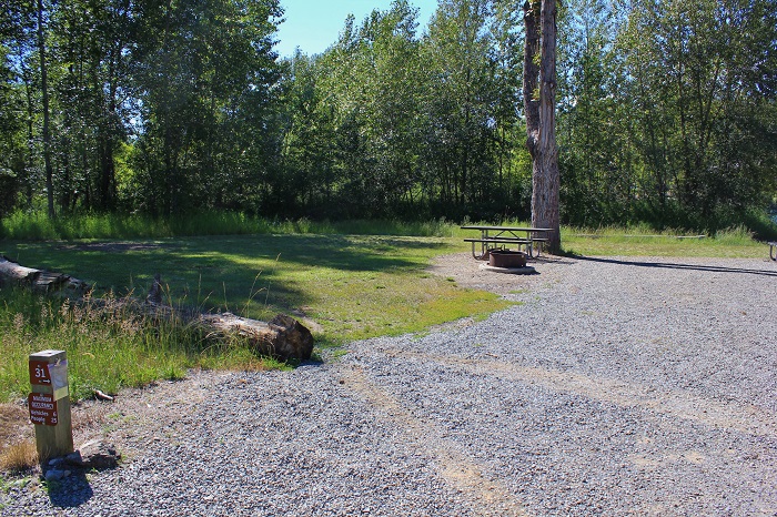 Huckleberry Campground on the St Joe River in northern Idaho.