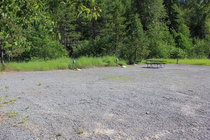 Huckleberry Campground on the St Joe River in northern Idaho.