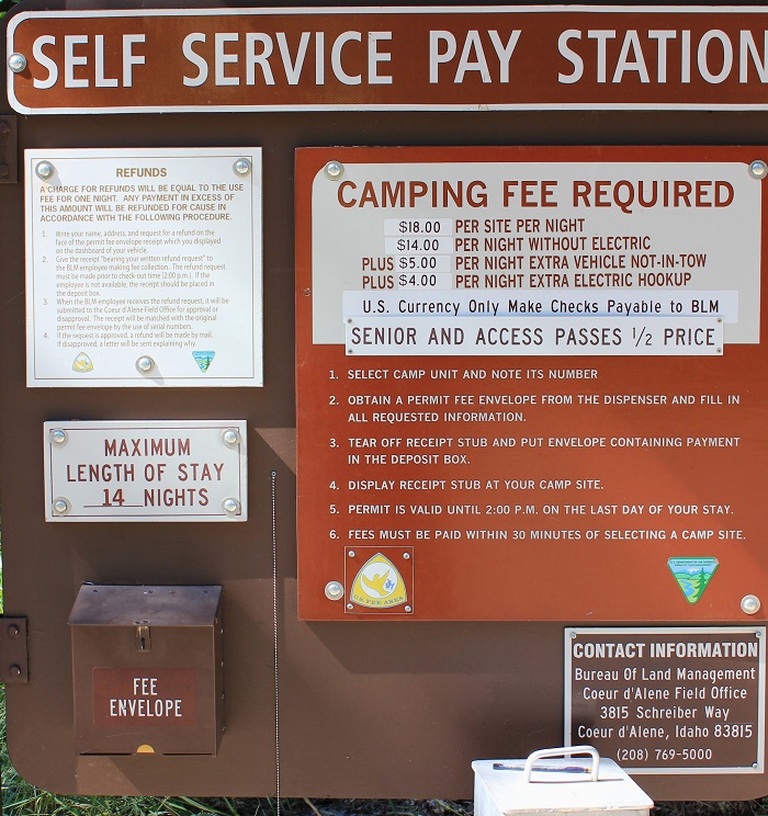 Huckleberry Campground on the St Joe River in northern Idaho.