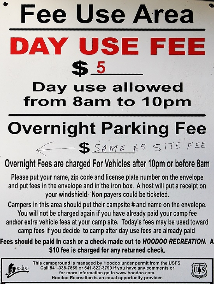 Camping in Washingtons Indian Creek Campground.