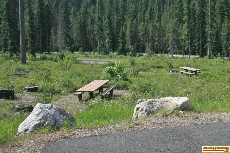 Jerry Johnson Campground on the Lochsa River