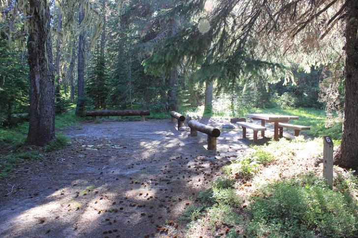 Camping in Washingtons Killen Creek Campground.