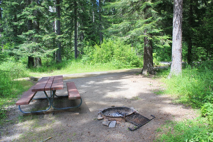 Kit Price Campground on the Coeur d'Alene River.