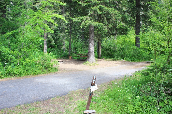 Kit Price Campground on the Coeur d'Alene River.
