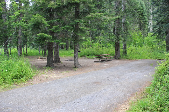 Kit Price Campground on the Coeur d'Alene River.