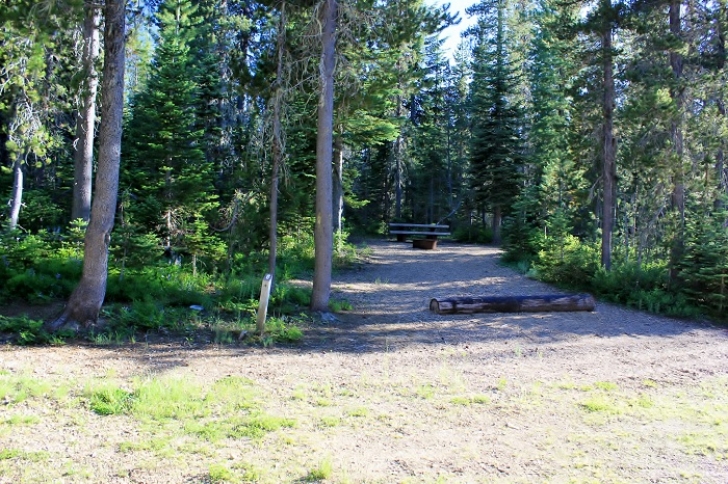 Camping in Washingtons Keenes Horse Campground.