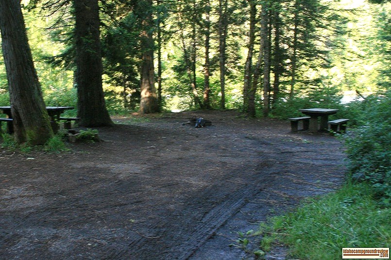 Knife Edge Campground on the Lochsa River