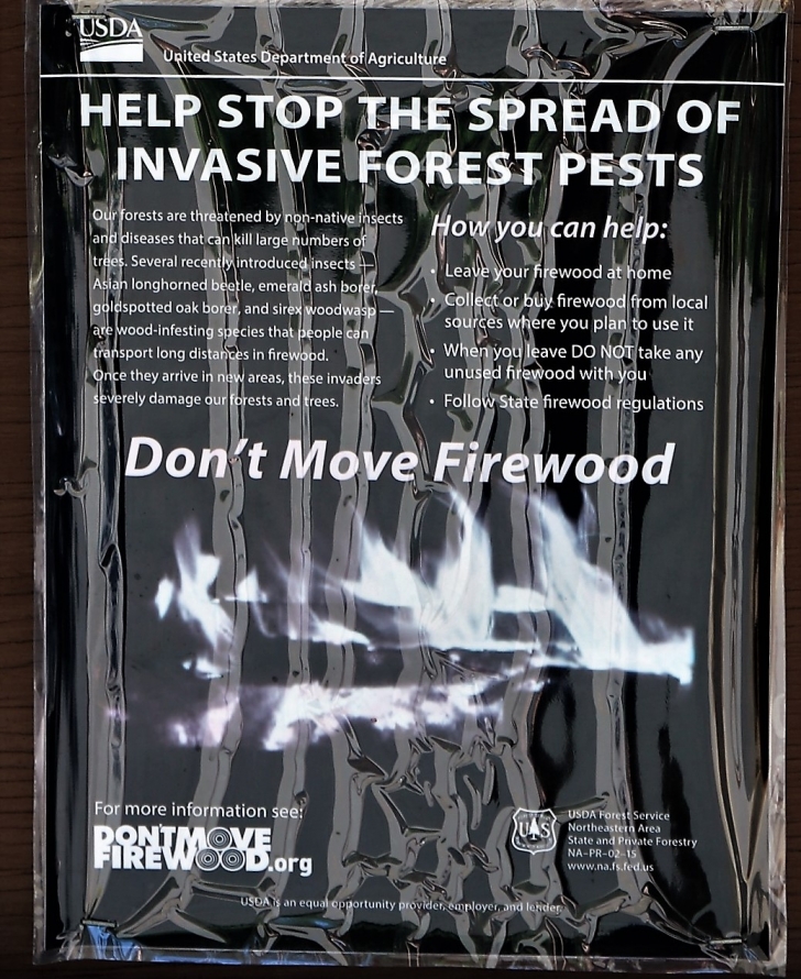 A picture of another informational sign at Laird Park in northern Idaho.