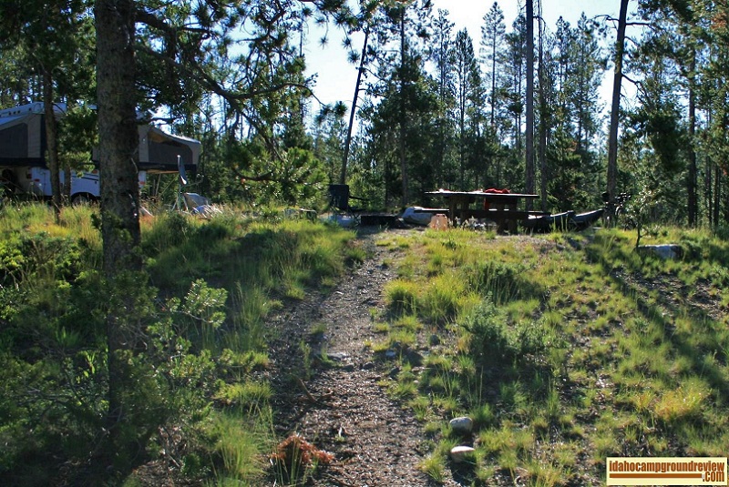 Lakeview Campground on Stanley Lake