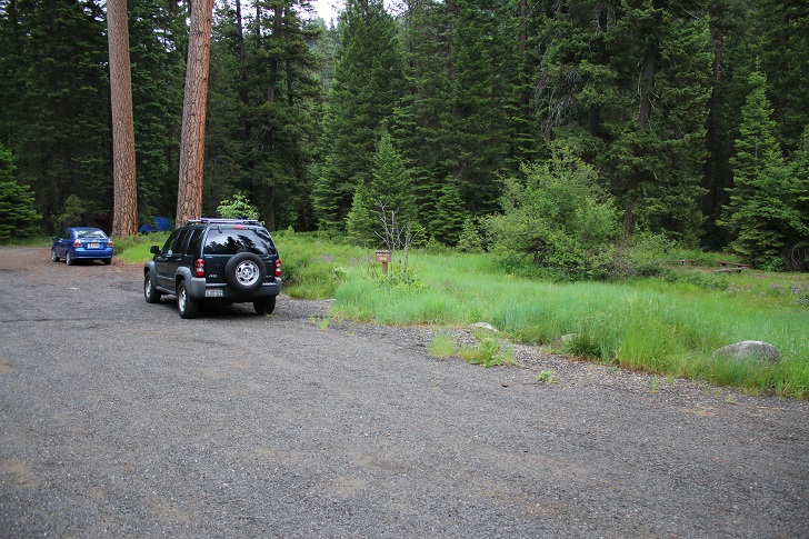Campsites in Lastchance Campground.