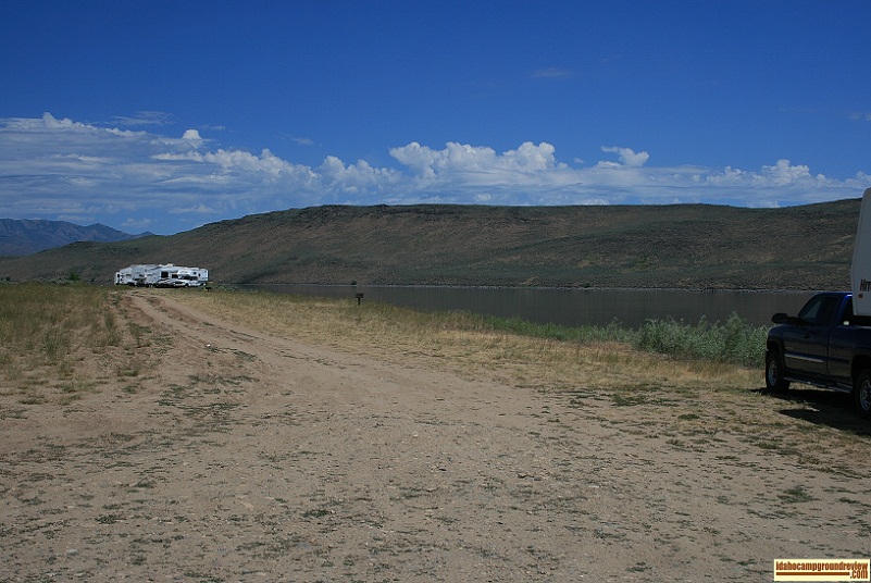 Lava Point Access boat ramp on Magic Reservoir north of Twin Falls.
