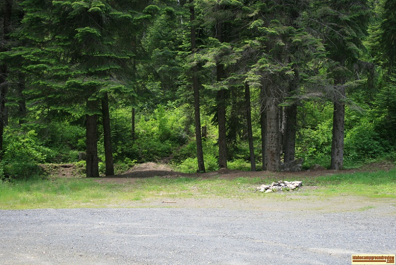 Leggett Creek Campground has only a couple sites like this.