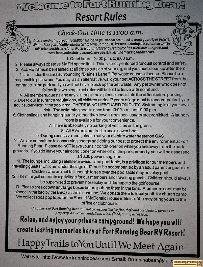 Fort Running Bear Resort