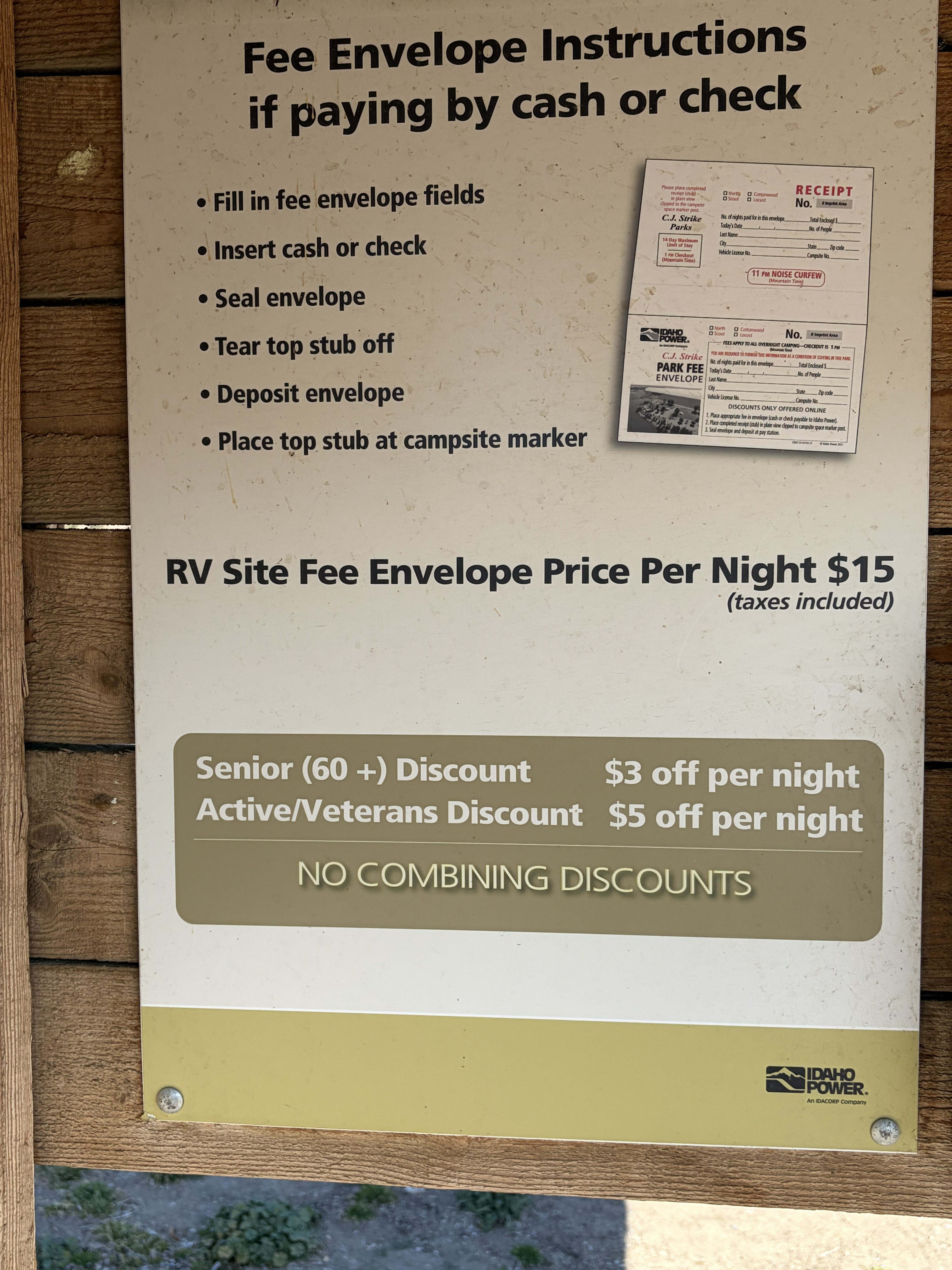 Locust Park Signs and Info 