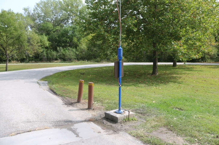 Camping at Louisville State Recreation Area on the Platte River  Nebraska