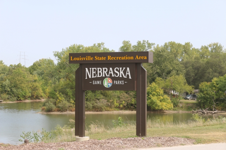 Camping at Louisville State Recreation Area on the Platte River  Nebraska