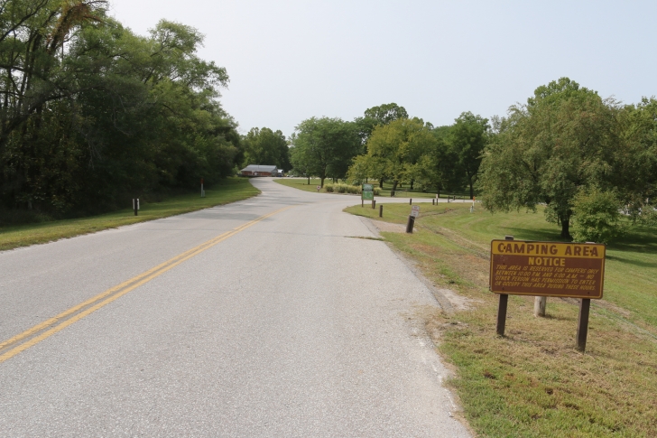 Camping at Louisville State Recreation Area on the Platte River  Nebraska
