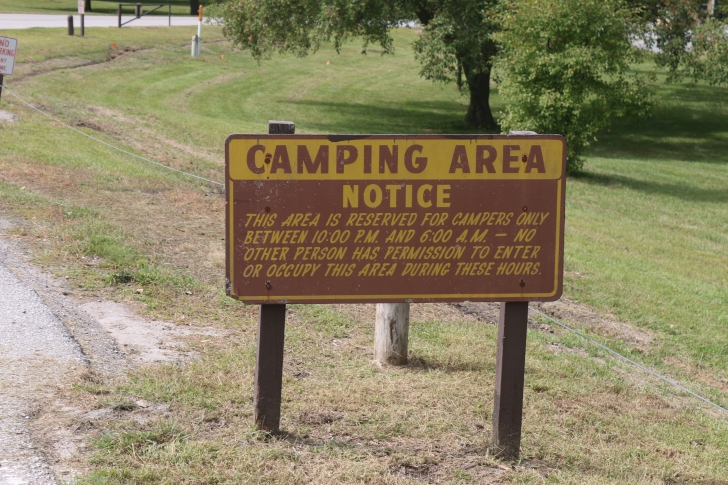Camping at Louisville State Recreation Area on the Platte River  Nebraska