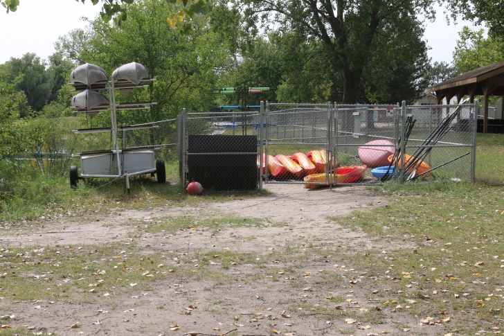Camping at Louisville State Recreation Area on the Platte River  Nebraska