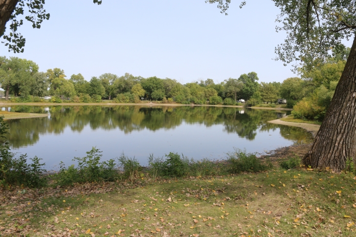 Camping at Louisville State Recreation Area on the Platte River  Nebraska