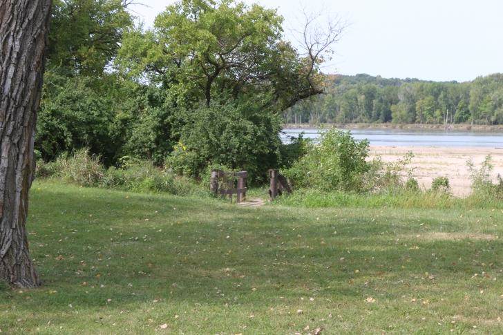 Camping at Louisville State Recreation Area on the Platte River  Nebraska